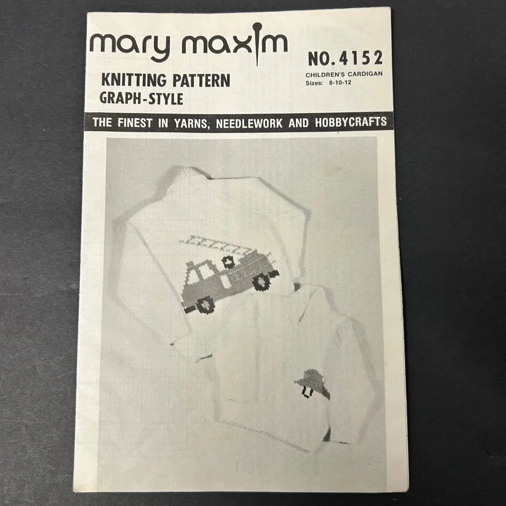 Vintage Knitting‎ Crochet Pattern Booklets Lot Mary Maxim Star Baby Book Good